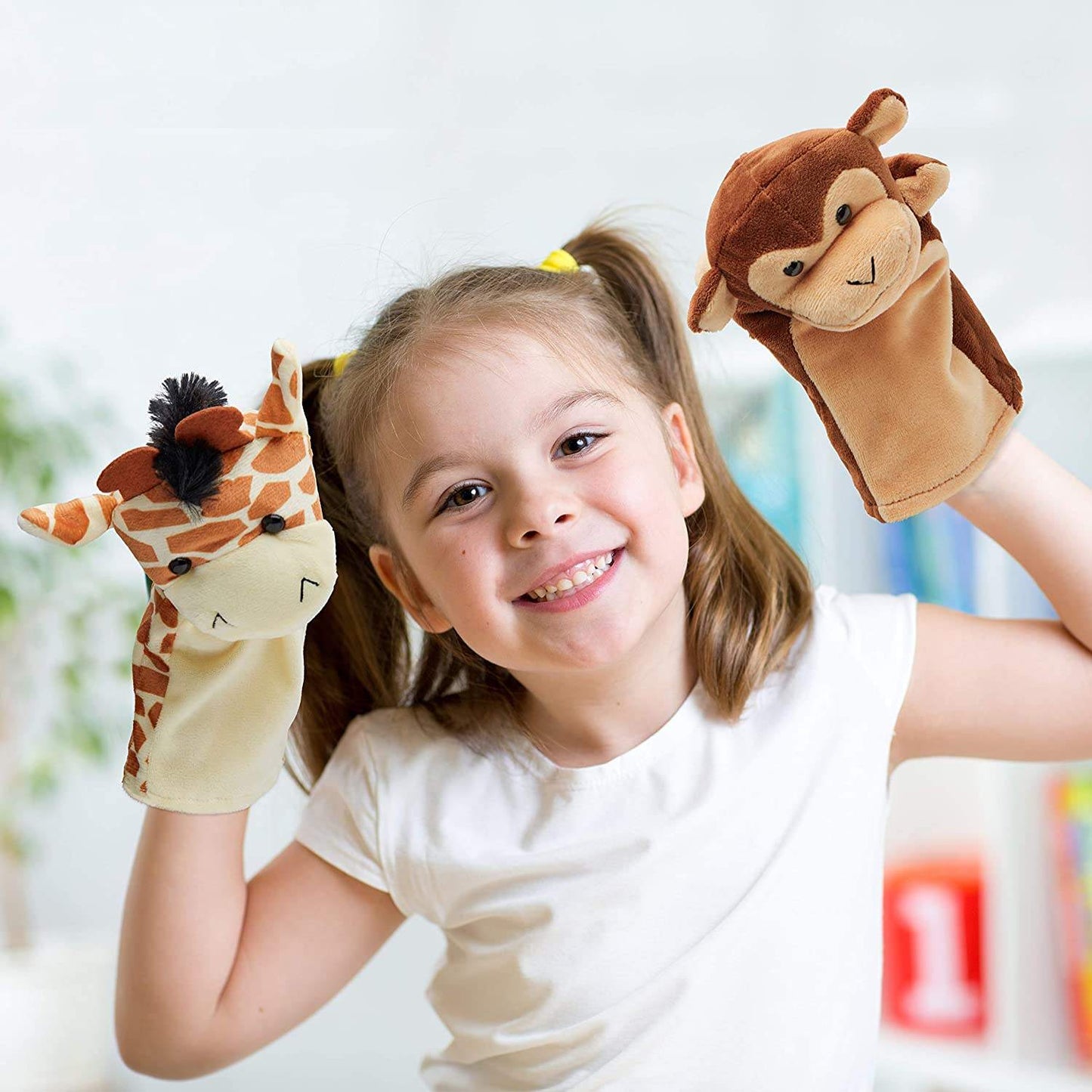 4 Monkey Hand puppet