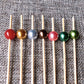 Bamboo Cocktail Picks Decorative Pearl Beads Bamboo Cocktail Skewers