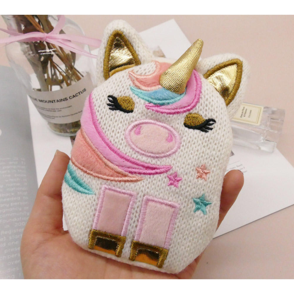 Unicorn Gel Heat Pack Small Hand Warmer - Click Heat Pack for Instant Warmth - Cute and Reusable Gel Heating Pad