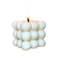 White English Pear 328g Bubble Cube Candle