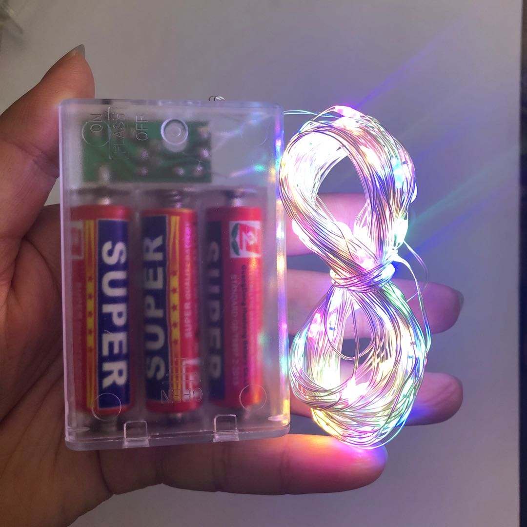 3AA battery operated  mini Leds copper wire light