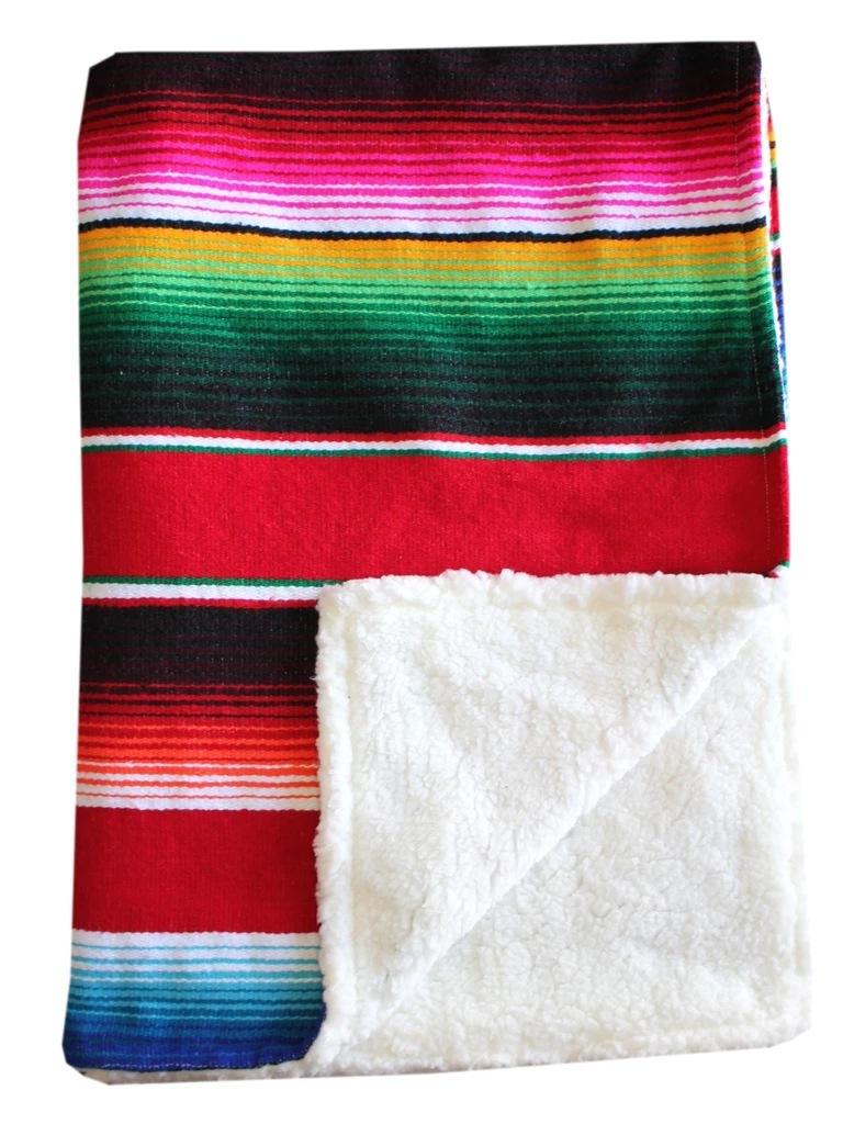 Mexican cotton Serape Baby Blanket