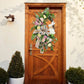 Artificial easter wreath for out door decoration easter bunny carrot wreath