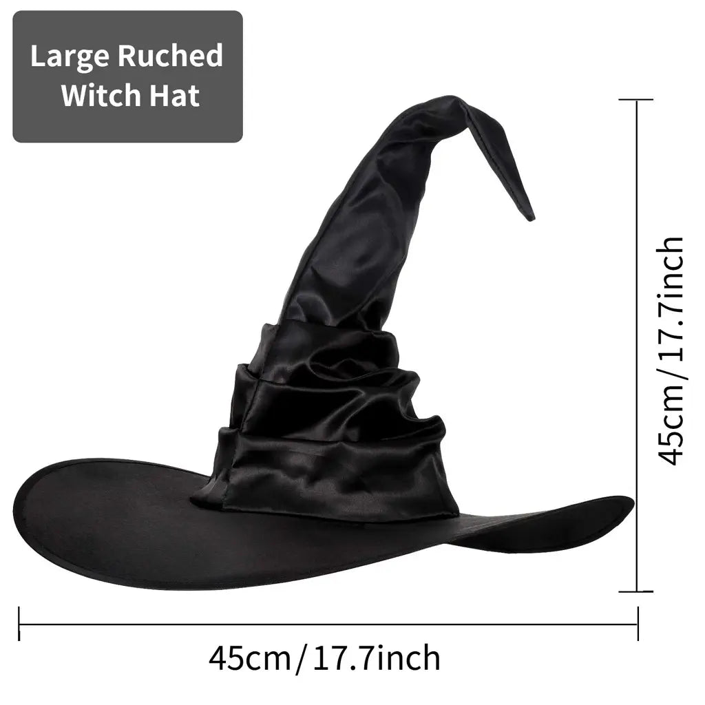 Moon Star Black Halloween Hat