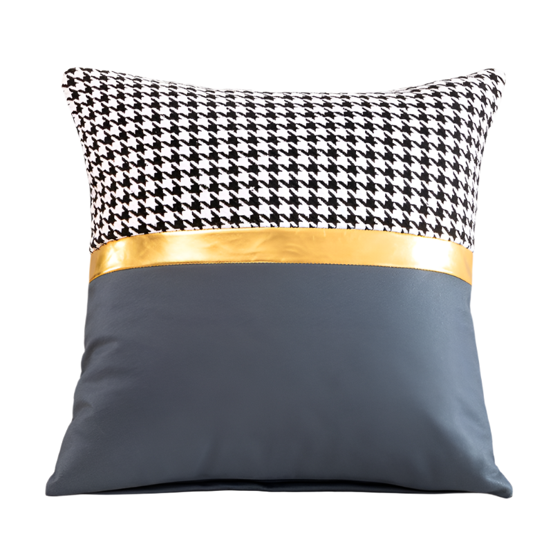 European Style Solid Plaid Cushions