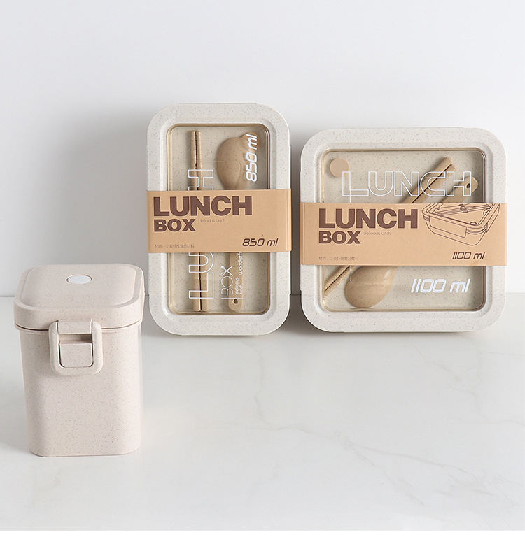 850ml Wheat Lunch Box