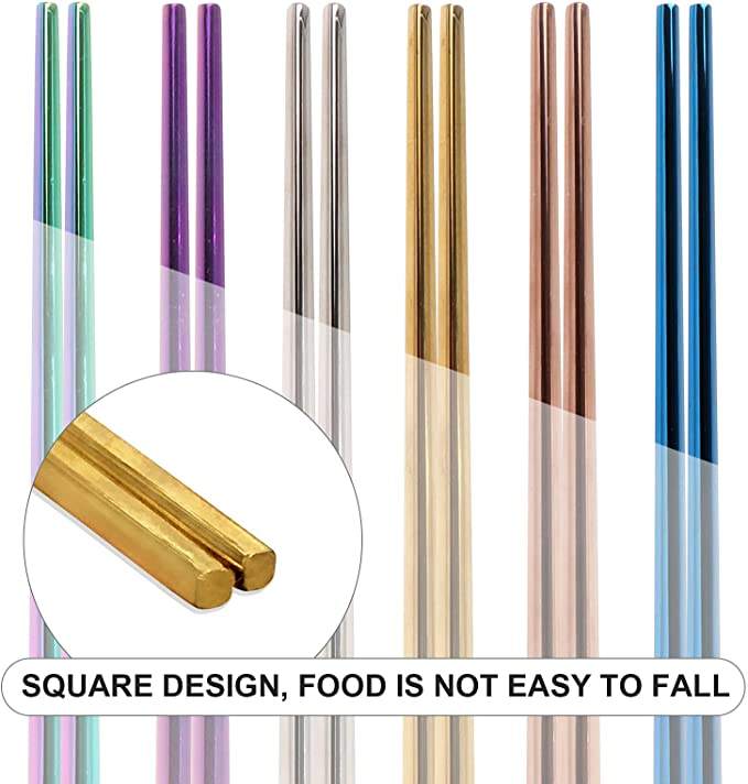 Stainless Steel Gold Chopstix