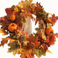 Chrysanthemum pumpkin Berry Maple Leaf Wreath?43CM