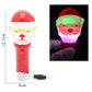 Christmas Santa Claus Glowing Wand Spinning Stick Snowman Santa Christmas Tree Light Up Toys