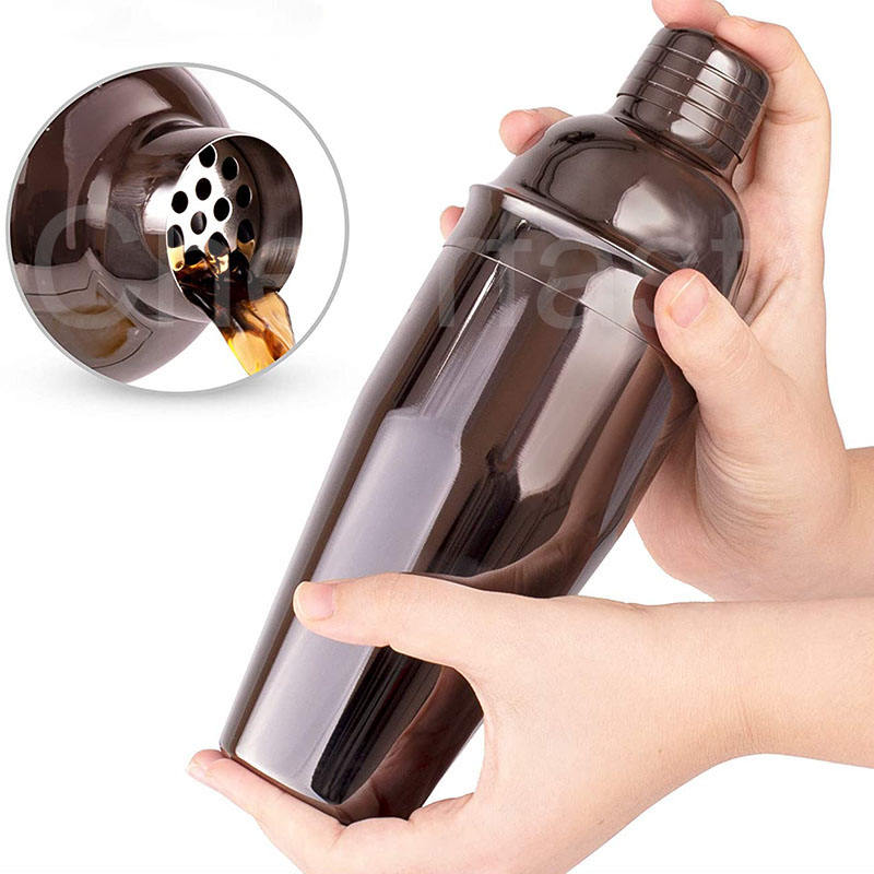 Matt Rosegold 550ml Cocktail Shaker