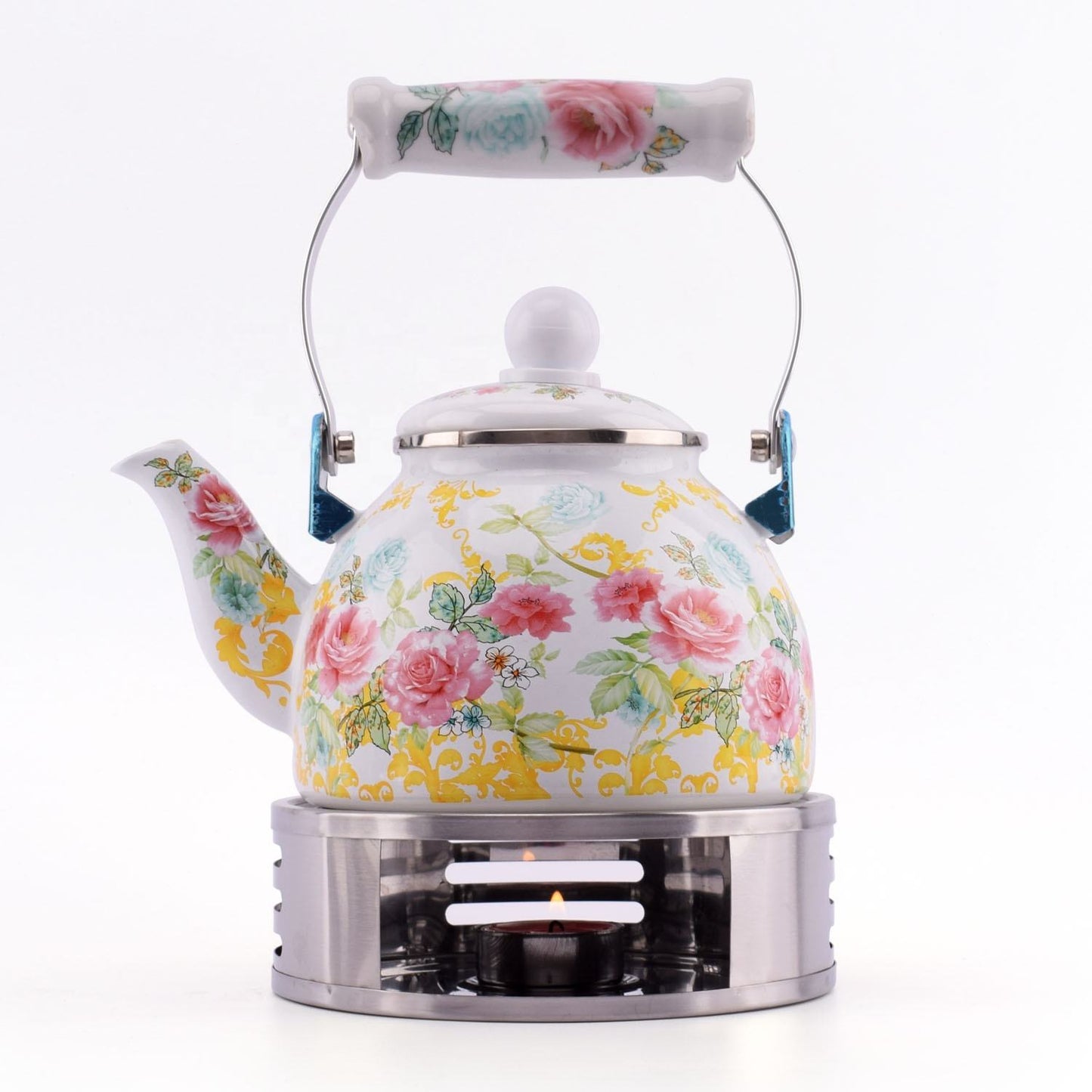 Silver Color Stainless Steel Teapot Warmer