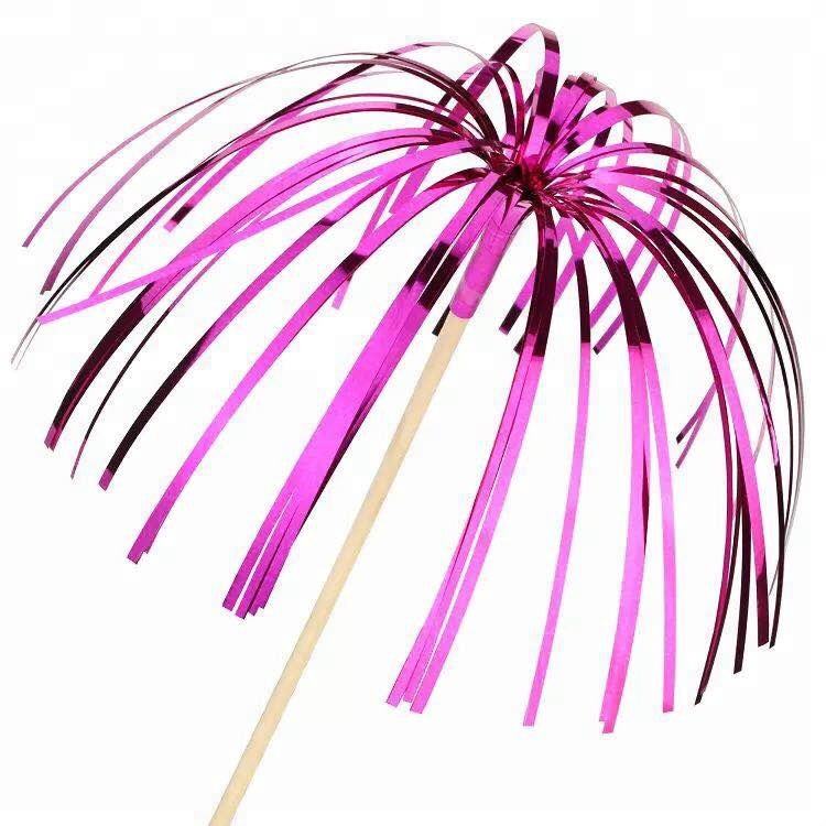 OEM Safe Pick Party Decoration Umbrella Wood Disposable Cocktail Picks