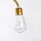 Home Decoration String Lights with Braided Rope rugby shape bulb 10L led