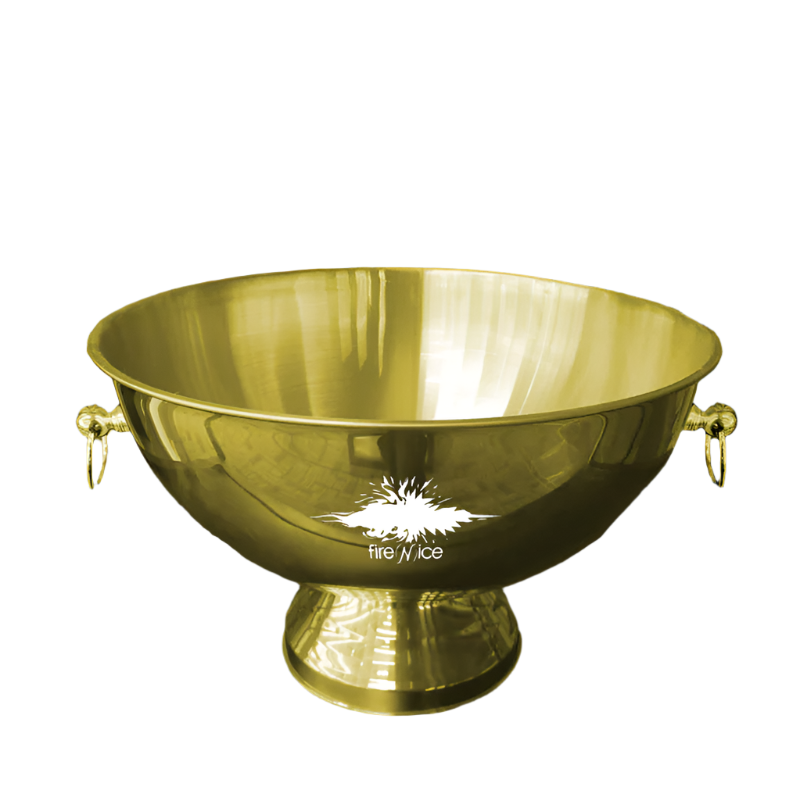 Stainless Steel Gold 13L Ice Bucket