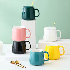 wholesale custom logo matte colorful vivid offer Morandi color sublimation ceramic porcelain mug coffee cup for gift Promotion