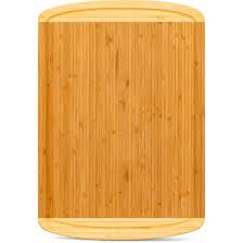BAMBOO Bamboo board with 2 drip trays L 32 x W 25cm