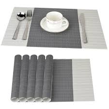 elegant vinyl placemats table mat kitchen stain resistant placemats plastic placemats