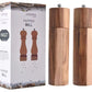 Wooden cylindrical pepper mill set  5*5*21.5cm