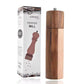 Wooden small waisted salt and pepper mill set of 2, 5*5*21.5cm