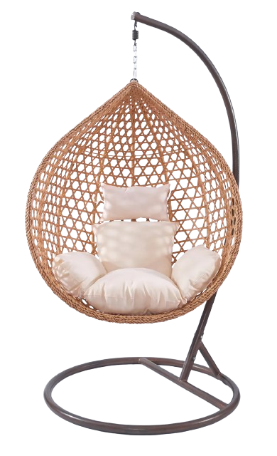 folding egg chairs garden hammock patio outdoor rattan wicker swing hanging egg chair with metal stand