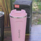 Smartsip temperature display Reusable coffee mug pink 500ml