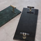 Antique Rectangle Serving Tray Home Decorative Marble Trays With Handle grey black