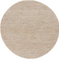 MEERUT Round White/Natural Rug 60x90cm – Handcrafted Cotton Area Rug, Minimalist Boho Style, Lightweight & Durable, Perfect for Living Room, Bedroom, or Nursery – Easy to Clean and Maintain