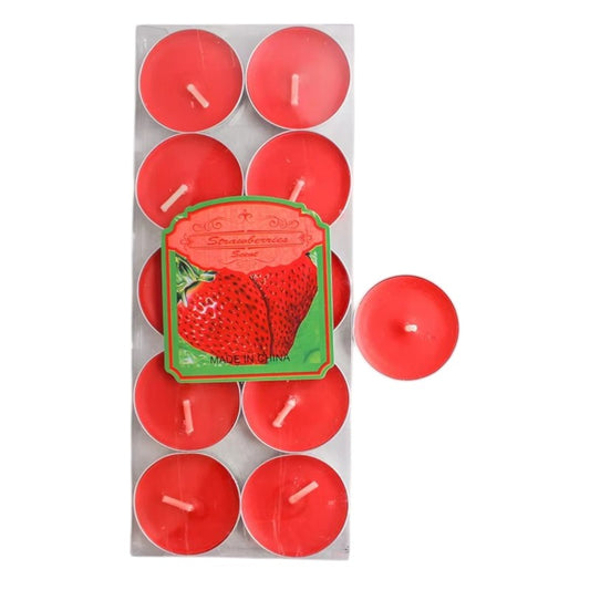 Tealight Candle 12 pack Red