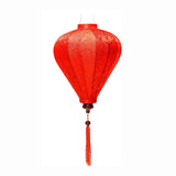 40cm.red Diamond Silk Lantern