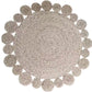 hyacinth samll round mat