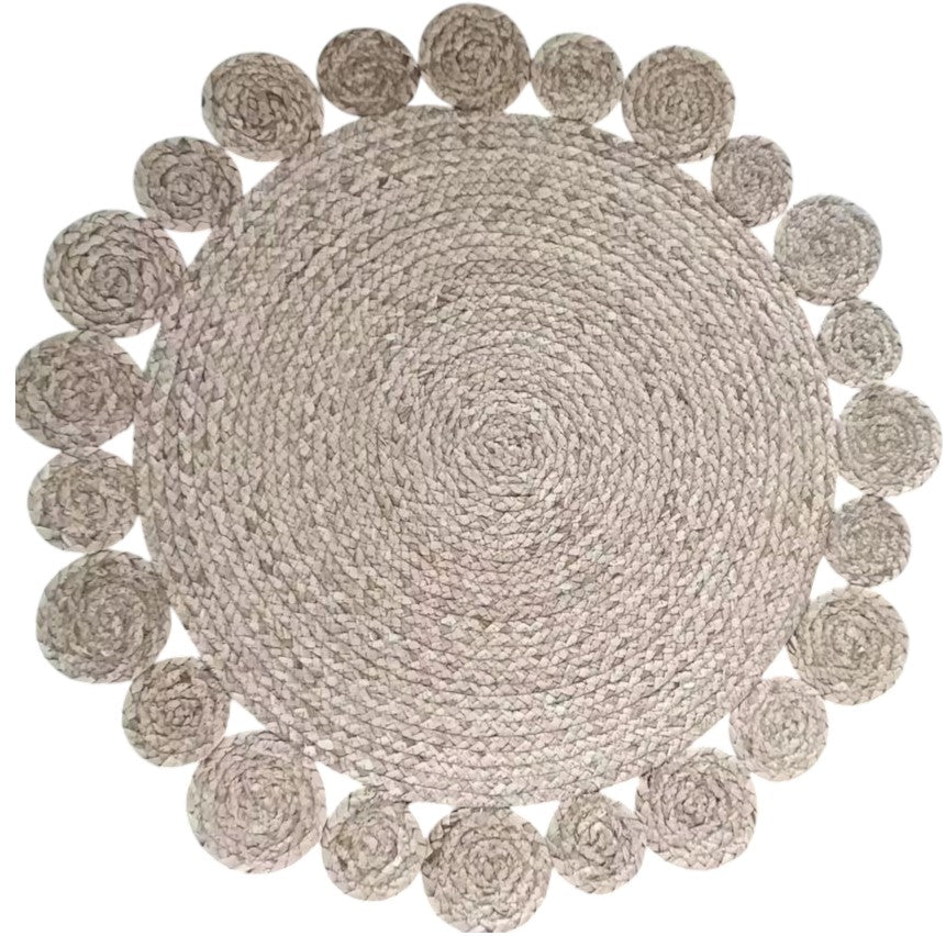 hyacinth samll round mat