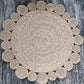 hyacinth samll round mat