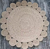 hyacinth samll round mat