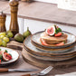 Elegant Color-Glazed Porcelain Royal plate - Classic Ceramic Plates - Premium Party Tableware for Dining & Entertaining