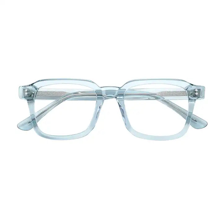 100% Italian Unisex Custom Designer Acetate Reading Glasses Square Luxury Brand Eyeglasses