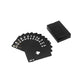 Black Playing Cards Set - Plastic, Gold Silver Black