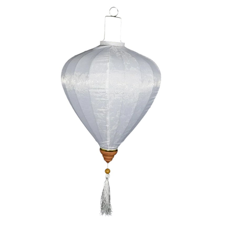 40cm,white Diamond Silk Lantern