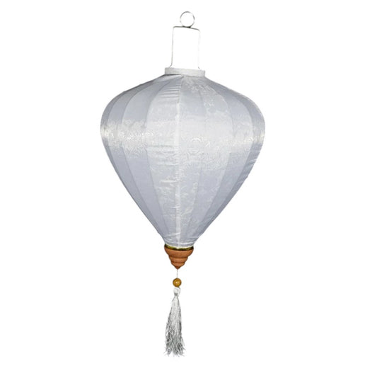 40cm,white Diamond Silk Lantern