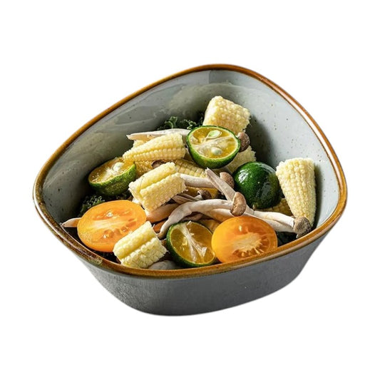 Yayu Grey 6" Irregular bowl