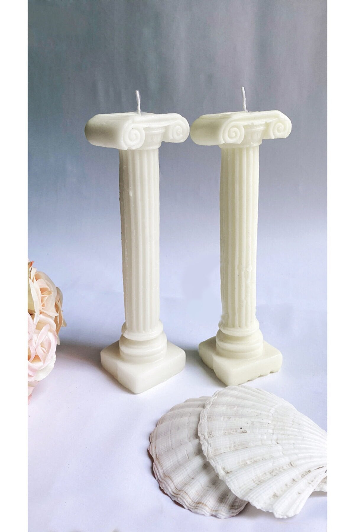Handmade White Column Soy Candle - Premium Natural Soy Wax, Clean Burn, and Long-Lasting Fragrance - Eco-Friendly Aromatherapy Candle in Stylish White Column Design - Perfect for Home Décor, Relaxation, and Gift Giving