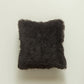 Dark gray 40×40cm real wool cushion – one-sided genuine wool with soft insert, warm and breathable for superior comfort, perfect for sofas, chairs, and home décor, adding a stylish and cozy touch to any space.