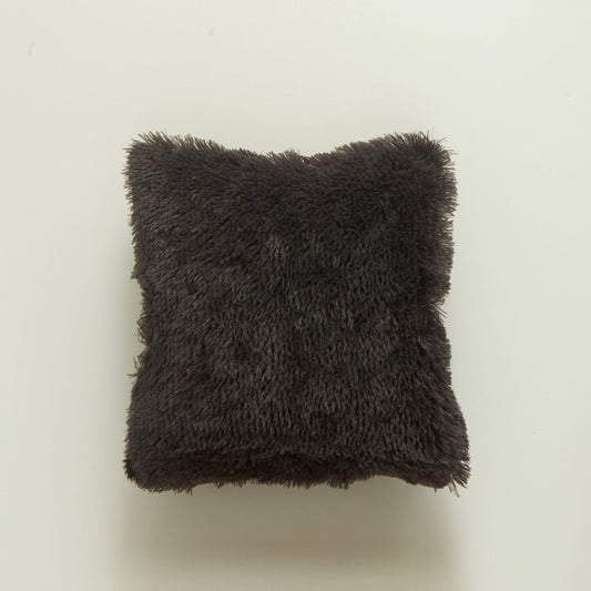 dark gray 40*40cm real wool cushions, one sided wool with insert