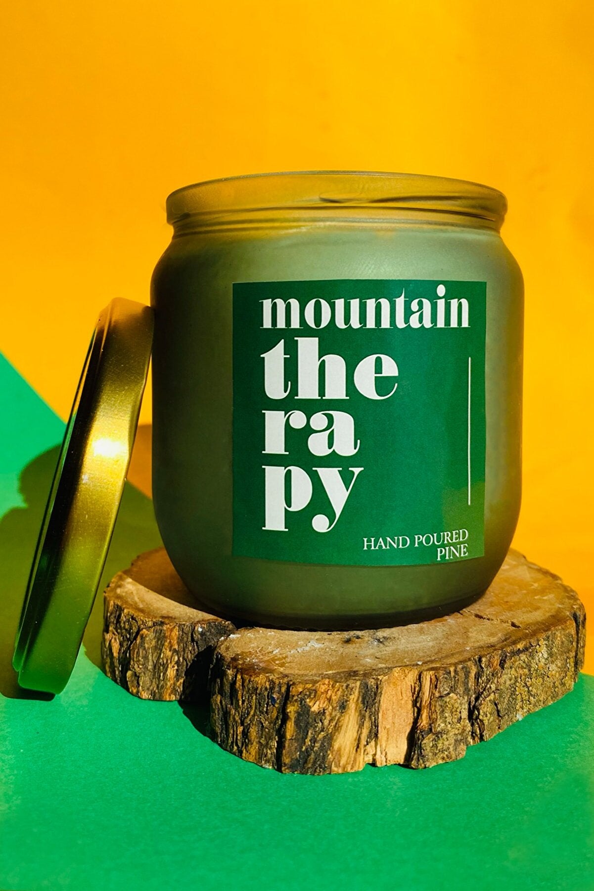 Mountain Therapy Large Jar Soy Candle - Handmade