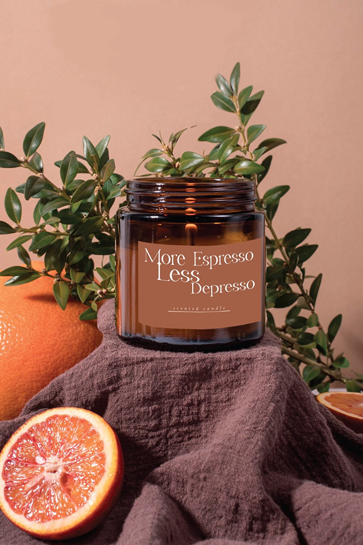 More Espresso Large Jar Soy Candle - Handmade