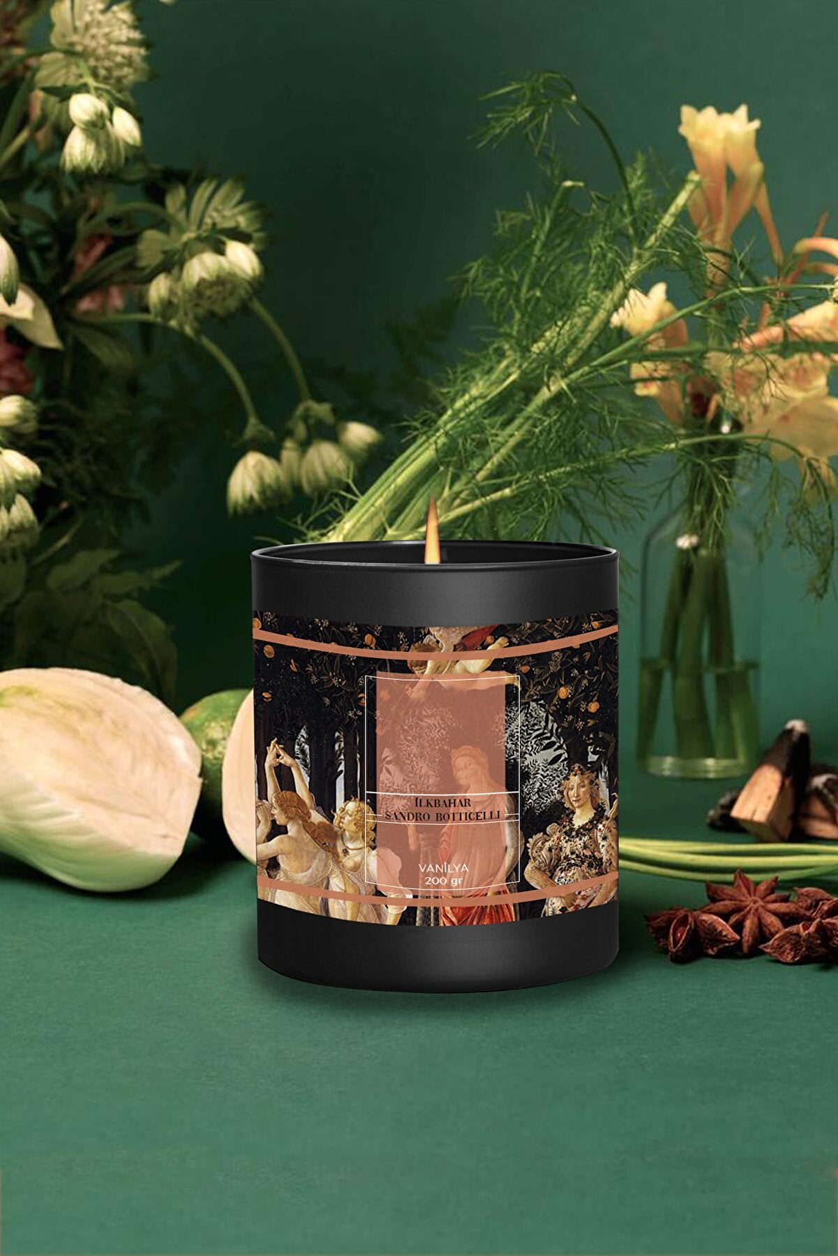 Handmade Spring Jar Soy Candle - Natural Scented Candle in Reusable Glass Jar - Eco-Friendly, Long-Lasting, Aromatherapy Candle for Home Décor, Relaxation, and Gift Giving - Perfect for Springtime Ambiance