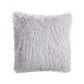 Light grey 40×40cm real wool cushion – one-sided genuine wool with soft insert, plush and breathable for ultimate comfort, perfect for sofas, chairs, and home décor, adds warmth and elegance to any space.