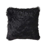 black 40*40cm real wool cushions, one sided wool with insert