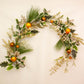 Sparkle Holly Bauble Garland 150 cm Festive Christmas Decoration with Glitter Accents, Red Berries, and Green Leaves for Trees, Mantels, and Holiday Displays