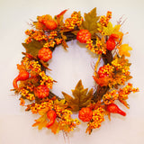 PUMPKIN BERRY WREATH 40CM