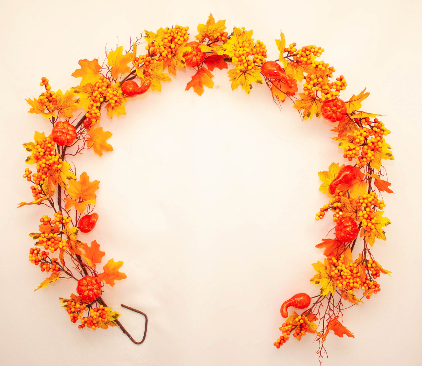 PUMPKIN BERRY GARLAND 180CM